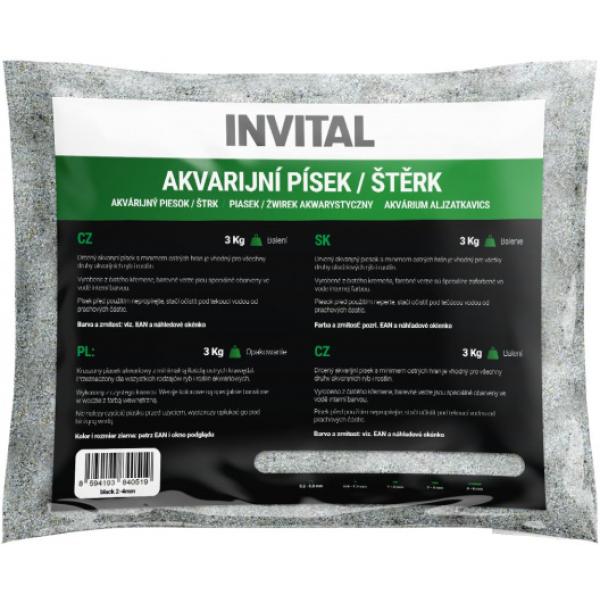 Akvarijní písek křemičitý jemný 0,2-0,8 mm 3 kg