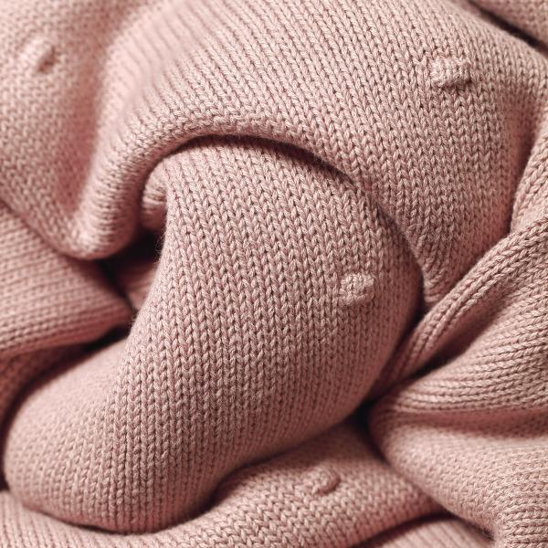 BABYONO Deka z přírodní bavlny 75 × 100 cm pink 0m+ (obrázek 5)