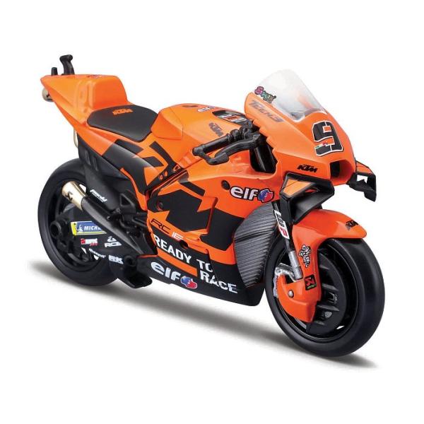 Maisto - Motocykel, Tech3 KTM Factory Racing 2021, (#9 DANILO PETRUCCI), 1:18