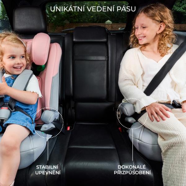 KINDERKRAFT Autosedačka I-Comfy i-Size (76 do 150 cm) Růžová (obrázek 5)
