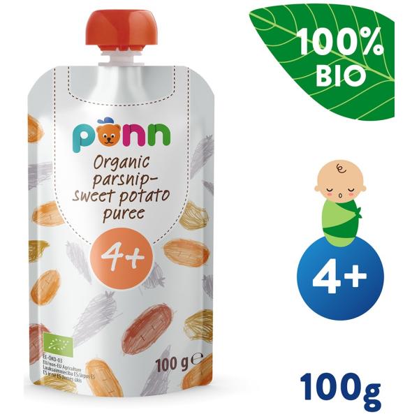 SALVEST Ponn BIO Pyré z pastinák a batátů (100 g)