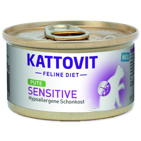 Konzerva Kattovit Sensitive krůta 85g