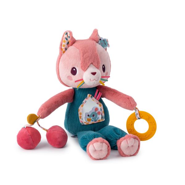 Lilliputiens – textilná hračka s aktivitami - mačička Jeanne