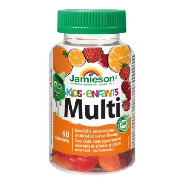 Jamieson Multi Kids Gummies želatinové pastilky 60ks.