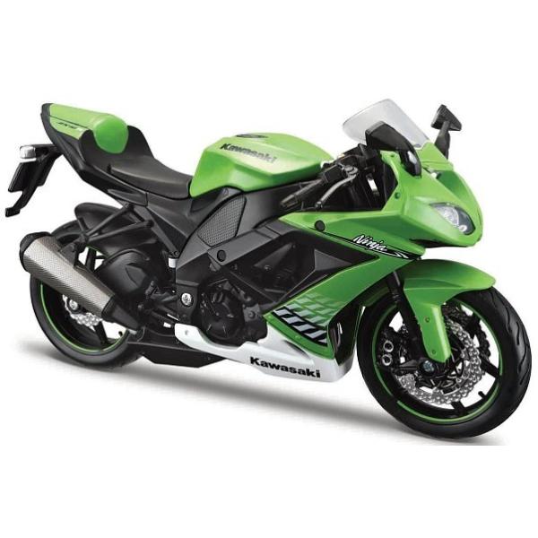Maisto - Motocykel so stojanom, Kawasaki Ninja ZX-10R, 1:12