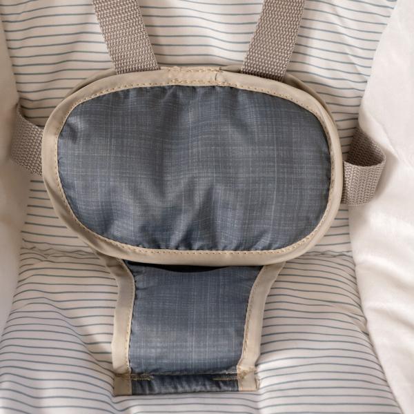 INGENUITY Houpačka konvertibilní s melodií Swing’n Go Chambray 0m+ do 9kg