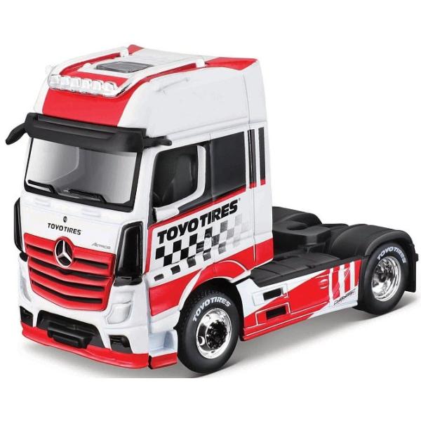 Maisto - Custom Rigs-Mercedes-Benz Actros 1851, červeno-biely, 1:64