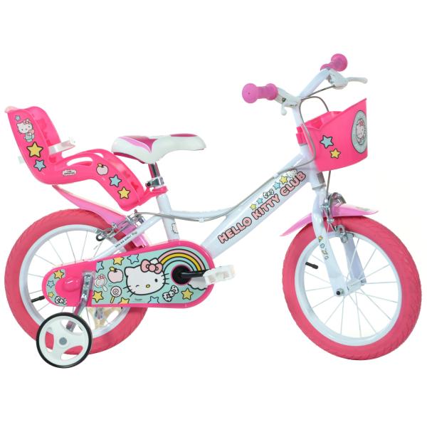 DINO Bikes - Dětské kolo 14" 144RL-HK2 Hello Kitty 2