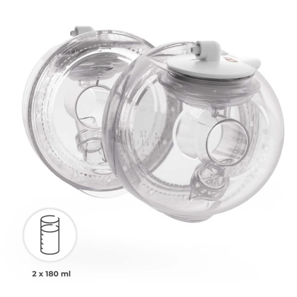 KINDERKRAFT Odsávačka mateřského mléka Double Hands-free Gentle Flow Gold (obrázek 9)