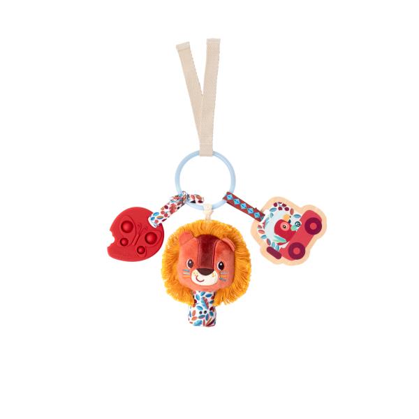 Lilliputiens - Safari krúžok s aktivitami a zrkadielkom - lev Jack