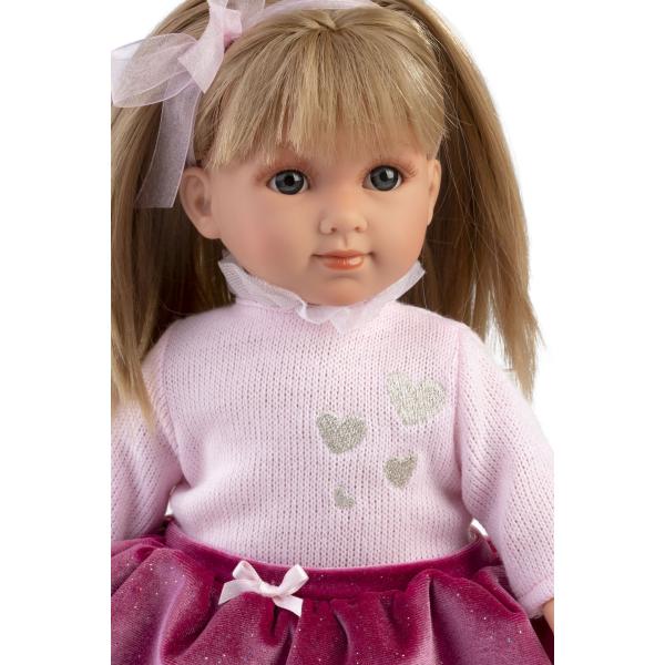 Llorens 53552 ELENA - realistická panenka s měkkým látkovým tělem - 35 cm (obrázek 3)