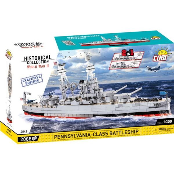 Cobi II WW Pennsylvania Class Battleship 2v1, 2088 k EXECUTIVE EDITION