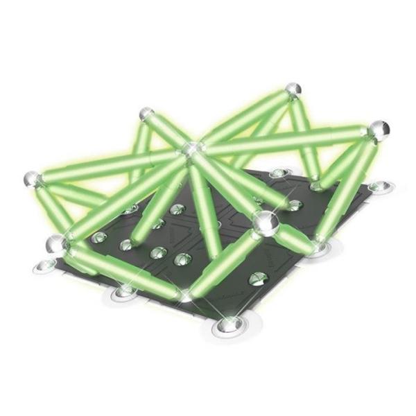 SUPERMAG magnetická stavebnice Clasic glow 98ks