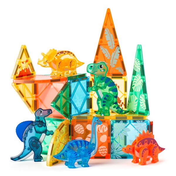 Magnetická stavebnica - Dinosaury, 23 dielov