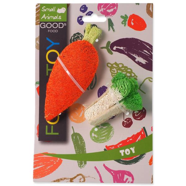 Hračka Small Animals food mrkev a brokolice 2ks (obrázek 4)