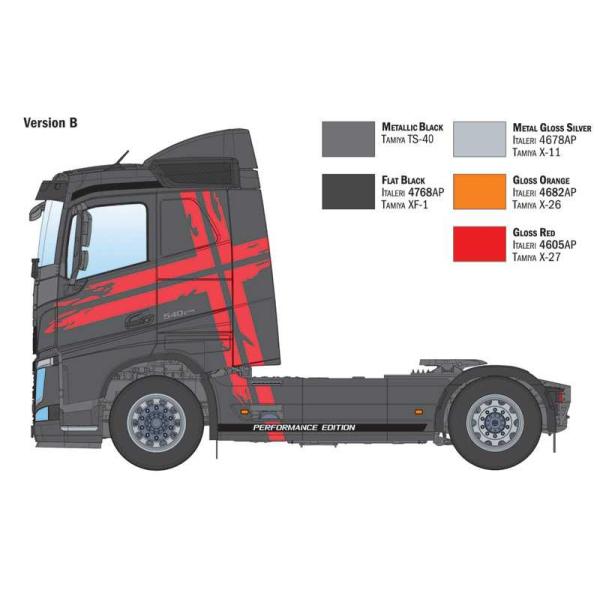 Model Kit truck 3967 - Volvo FH Low Roof (1:24) (obrázek 6)