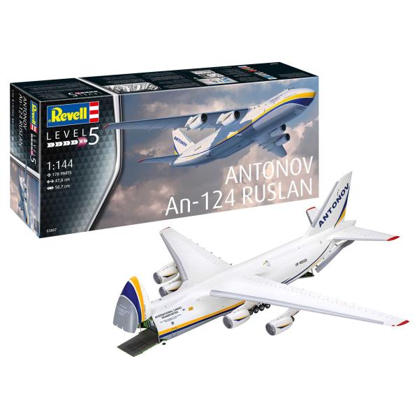 Plastic ModelKit letadlo 03807 – Antonův An-124 Ruslan (1:144)