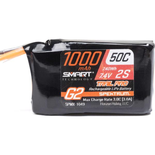 Spektrum Smart G2 Trail Pro LiPo 7.4V 1000mAh 50C IC2