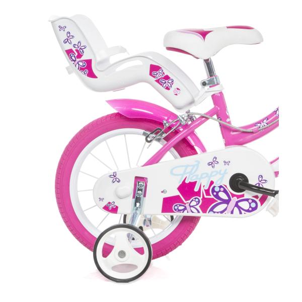 Dino Bikes - Dětské kolo Flappy 14" 514-02 - růžovo bílý (obrázek 3)