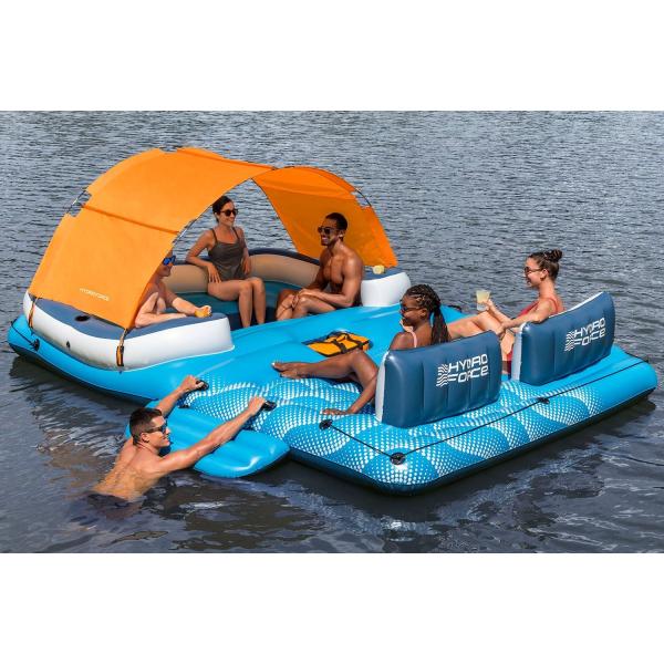 Bestway 43105 Nafukovací ostrov Tropical Breeze Island, 389 x 274 cm (obrázek 4)