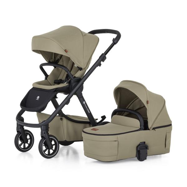 PETITE&MARS Kočárek kombinovaný ICON 2v1 Mossy Green XXL RWS + Core Pro i-Size Black Grey + (obrázek 5)