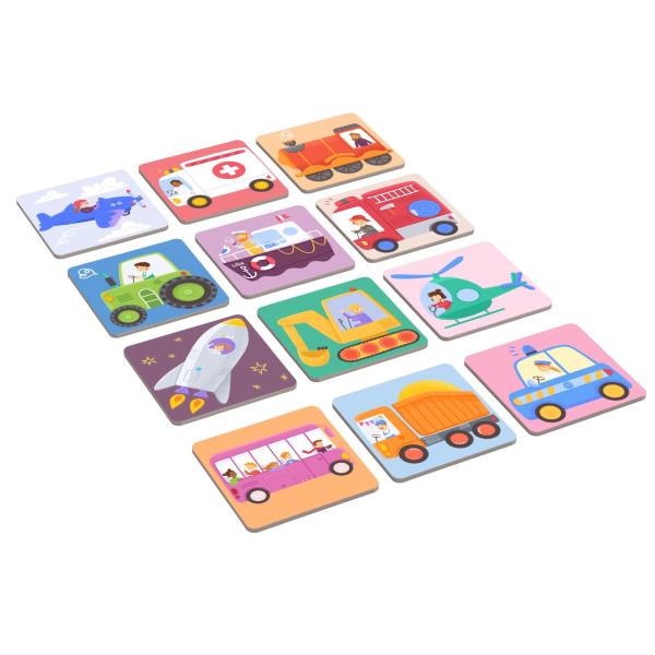 KukiKuk 80001 Velké pexeso Doprava (obrázek 4)