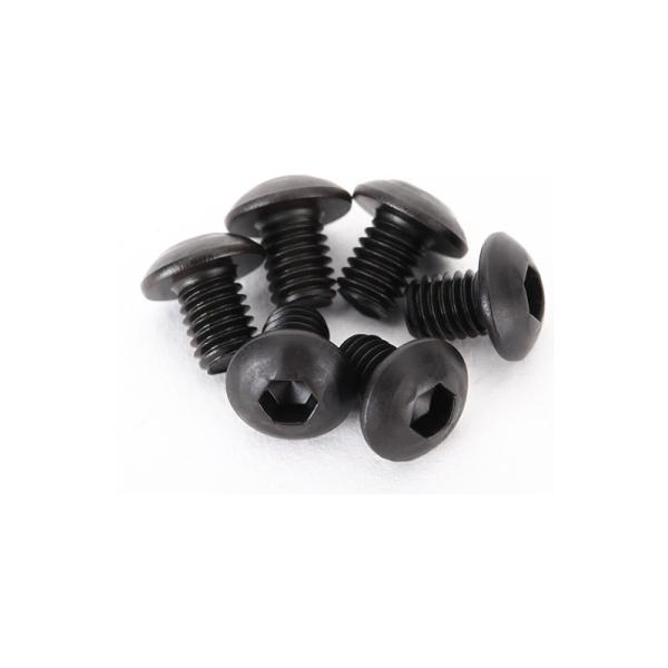 Traxxas skrutka imbus M3x4mm polguľatá hlava (6)