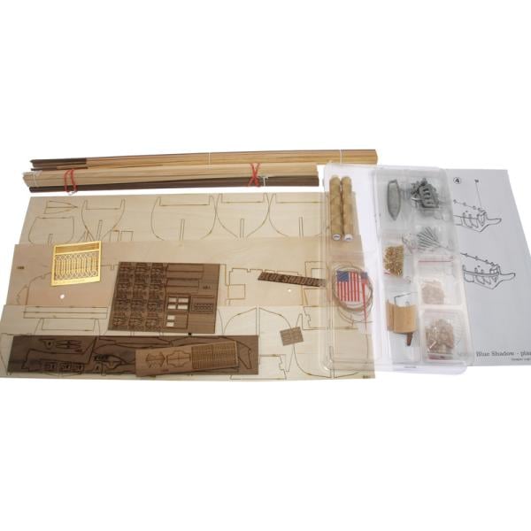 MAMOLI Blue Shadow briga 1778 1:64 kit (obrázek 6)
