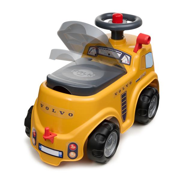 Falk Traktor volvo FMX s volantem, klaksonem a přívěsem