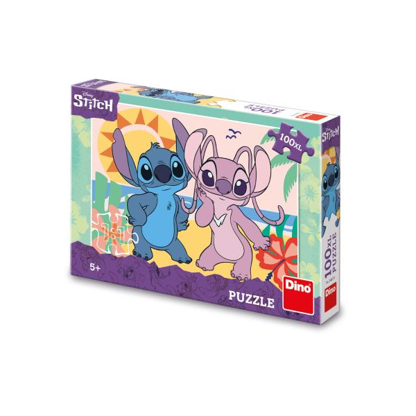 Puzzle Stitch na pláži 100 XL dielikov