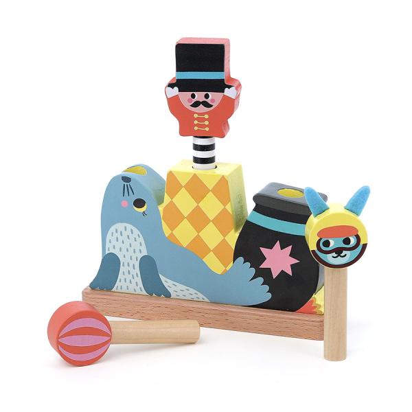 Vilac Dřevěná vystřelovací hra Cirkus (obrázek 5)