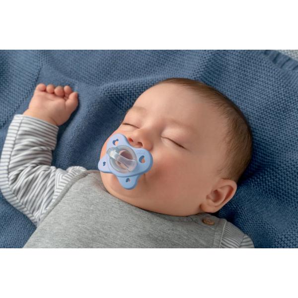 CHICCO Dudlík PhysioForma® Dual Soft modrý 0-2m, 1 ks (obrázek 4)