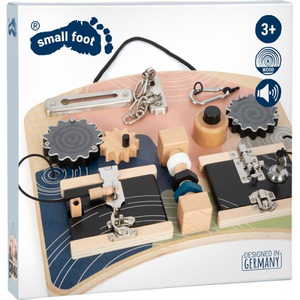 Small Foot Motorická deska se zámky a otáčivými prvky (obrázek 5)