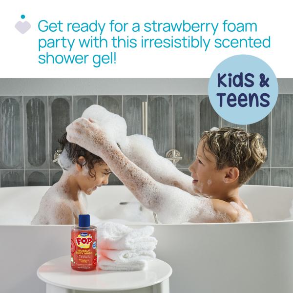 Chicco Gel do koupele Pop Strawberry candy 300ml