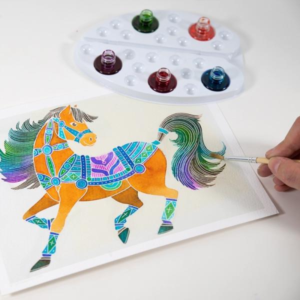 SENTOSPHERE AQUARELLUM JUNIOR Koně (obrázek 4)