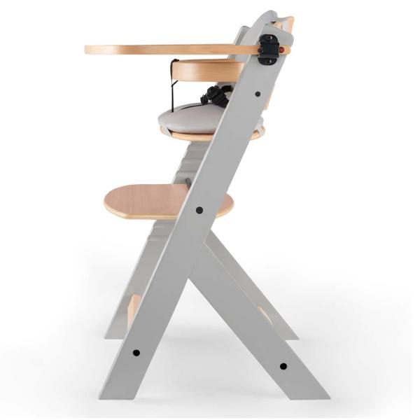 KINDERKRAFT Židle jídelní Enock s vložkou Grey (obrázek 4)