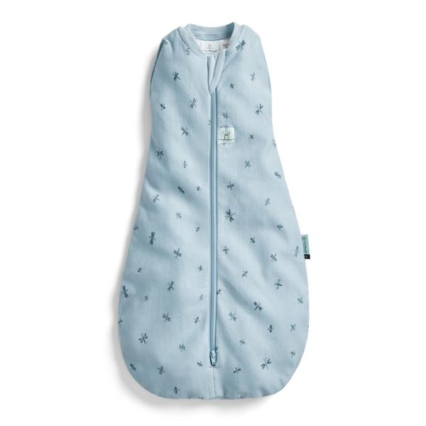 ERGOPOUCH Zavinovačka a vak na spanie 2v1 Cocoon Dragonflies 0-3 m, 3-6 kg, 0,2 tog