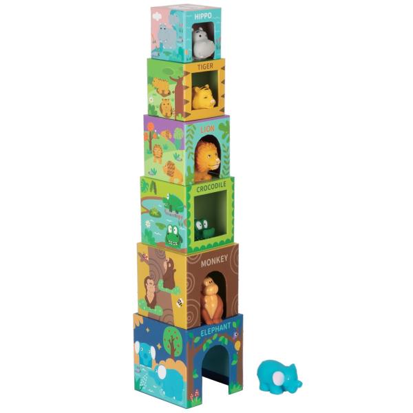 2Kids Hračky Kostičky se zvířátky Safari