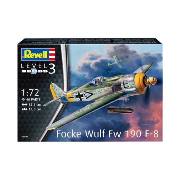 Plastic modelky letadlo 03898 - Focke Wulf Fw190 F-8 (1:72) (obrázek 4)