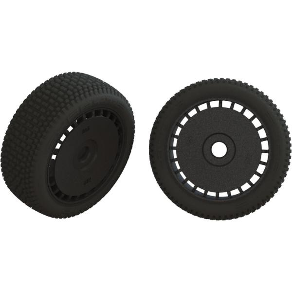 Arrma koleso s pneu dBoots Exabyte čierne (2)