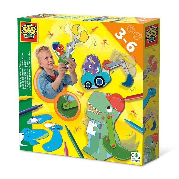 Detské tvorenie - dinosaury v pohybe