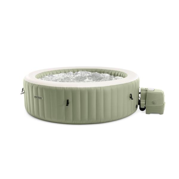 Intex 28426NP Nafukovací vířivka Purespa Bubble Massage Olive green (pro 4 osoby)