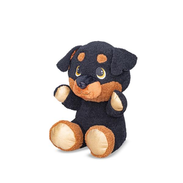 Rottweiler peluche 24cm seduto