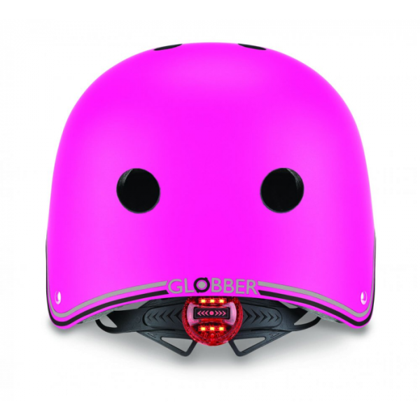 Globber dětská helma Primo Lights XS/S ( 48-53CM ) Fuchsia (obrázek 3)