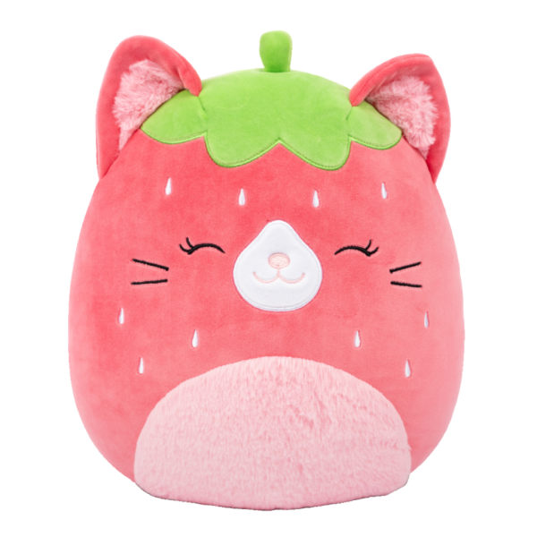 SQUISHMALLOWS Jahodová kočka - Olma, 13 cm