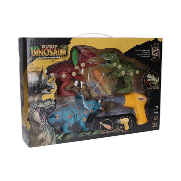 Dino šroubovací set s elektrickým šroubovákem 20 cm