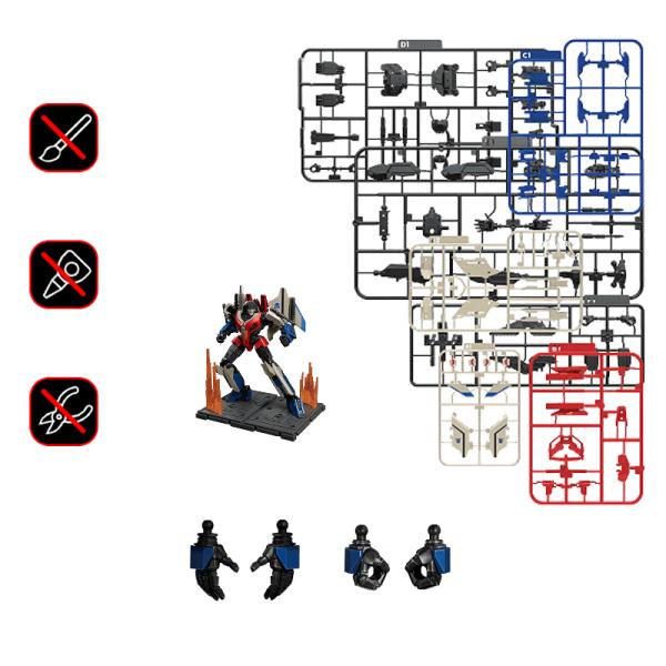 TRANSFORMERS BLOKEES stavebnice Classic Class 16 Starscream Transformer One (obrázek 3)