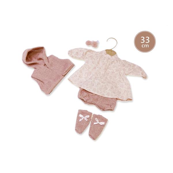 Llorens 331V VERA – realistická panenka se zvuky a měkkým látkovým tělem – 33 cm