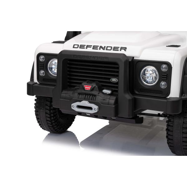 Elektrické autíčko Land Rover Defender 110 SVX 12V, bílé, 4X4 pohon, LED světla (obrázek 7)
