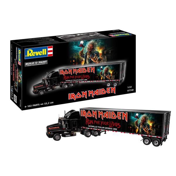 Plastikový ModelKit auto 07740 – Tour Truck „Iron Maiden“ (1:32)